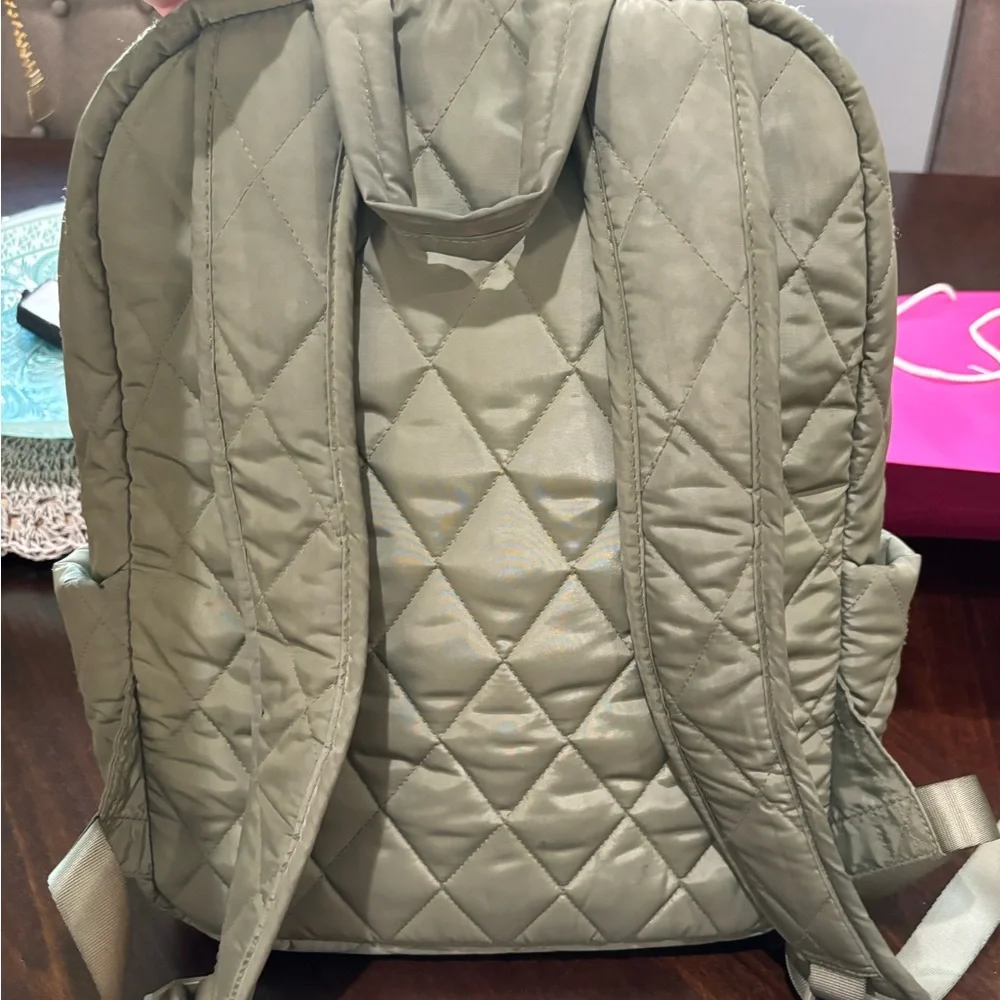 Vera Bradley backpack! Light army green color! - Picture 6 of 11